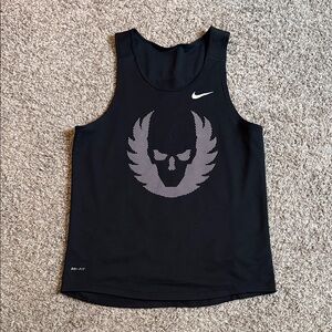 Nike Black Skull Graphic Men's Tank Top